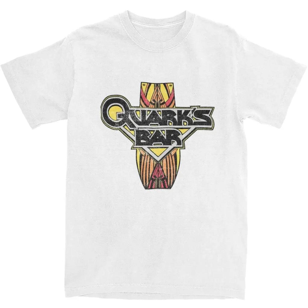 Heavyweight Informal Funny Stars Treks Deep Space Nine Quarks Bar  Unisex 100 Cotton Vintage Science Film Tees Party Clothes