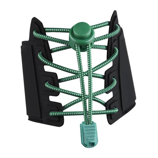 1 Set No Tie Shoelaces Elastic Heavy Duty Lock Adjustable Multi-colored Kids Adults