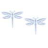 A33R-2PCS Dragonfly Silicone Mold Large Epoxy Resin Dragonfly Shape Molds 3D Unique Animal Pendant Wall Hanging Mould
