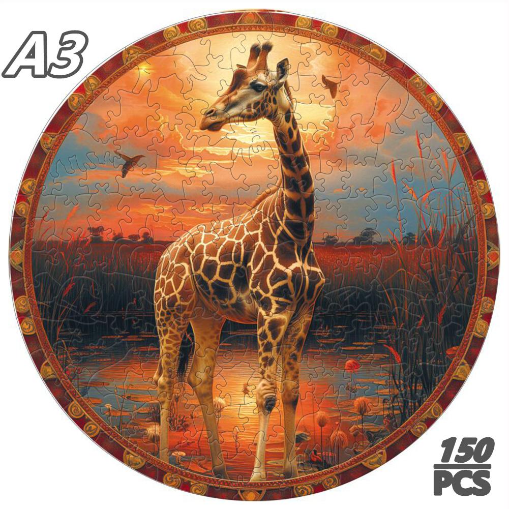 Unique Jigsaw Animal Wooden Puzzles For Adults Kids Mysterious Lion 3d Puzzle Gift Interactive Games Toy Educational Fabulous