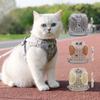 Reflective Plaid Vest Dog Harness & Leash Set for Cats and Dogs