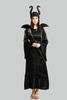 [Hosaku Co., Ltd.] Witch Ghost Sleeping Beauty Maleficent Vampire Ghost Zombie Vampire Devil Costume Women's Fancy Dress (Witch 3)