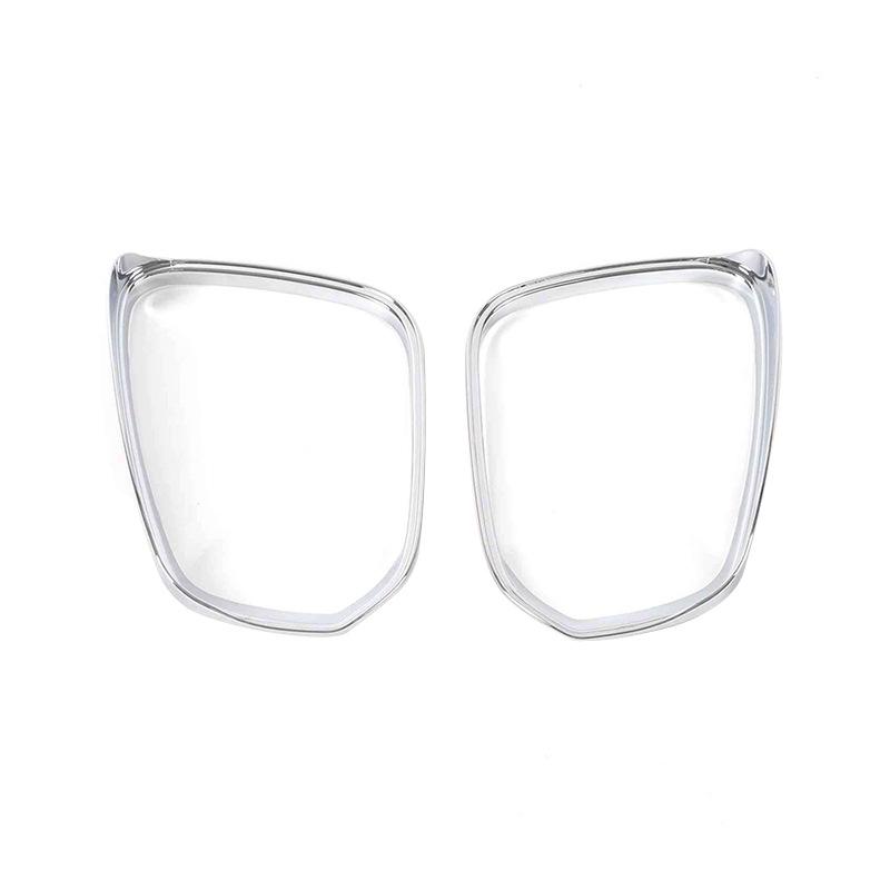 Car Decoration Door Mirror Cover For Toyota VOXY NOAH 90 series Car Rearview Accessories Car Styling Upgrade Rain Eyebrow-Silver