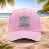 MY FAVORITE PEOPLE CALL ME BABA Baseball Cap  Adjustable Unisex Sporty Cap for Running Fitness Outdoor Lightweight