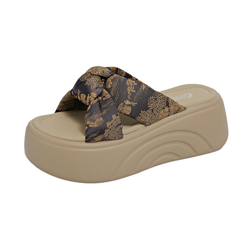 High-top Slippers, Heightening Women's Shoes, New Style Casual Shoes, Soft Sole