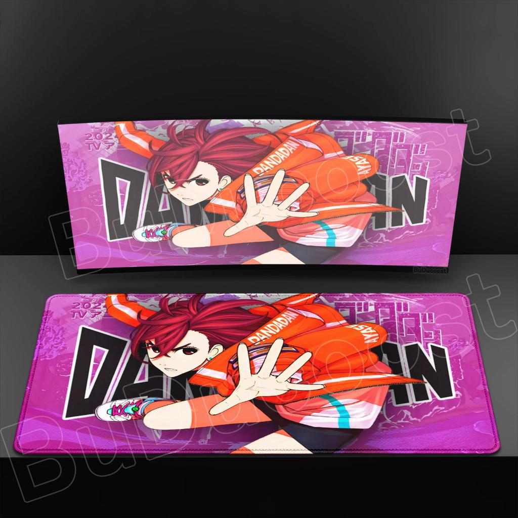 Ayase Momo Takakura Ken Seiko Manga Mouse Pad PC Gaming Accessories 400x900mm Non-slip Laptop Keyboard Mat Anime Dandadan Carpet