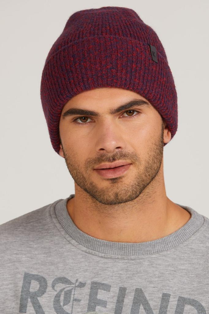 Orazio Men' Cap in Mixed Ginger Color