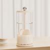 Large Capacity Automatic Lifting Makeup Brush Holder Plastic Makeup Brush Organizer  Tabletop