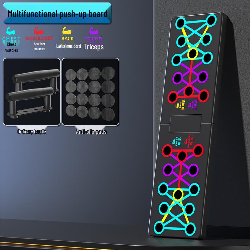 Multifunctional Push-up & Sit-up Bar: Abdominal & Chest Muscle Trainer