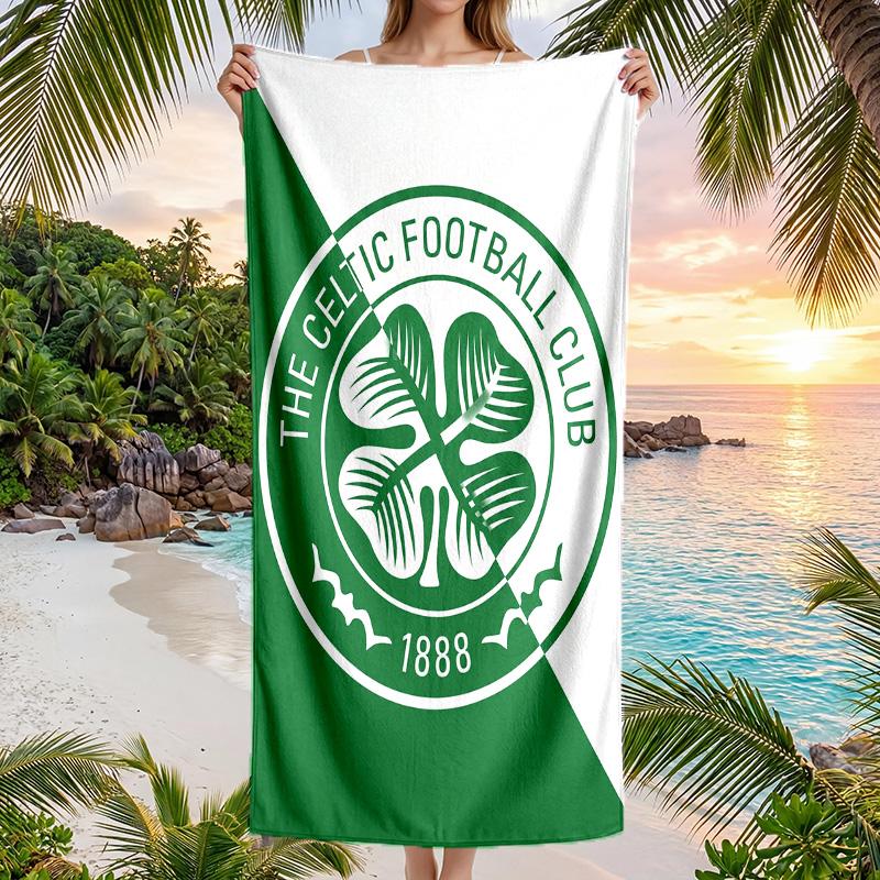 Asciugamano da Spiaggia Celtic FC Asciugatura Rapida Microfibra Assorbente Portatile da Viaggio Asciugamano da Nuoto