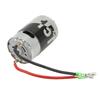 550 Brush Motor 20000 RPM Large Torsion Two Way Bearing Silver 15T Brush Motor for 1 10 Climbing Car