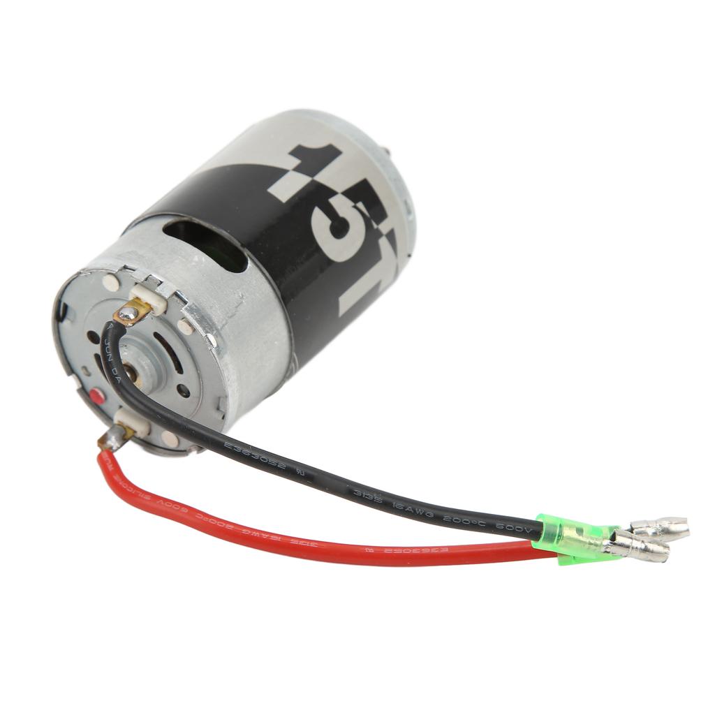 550 Brush Motor 20000 RPM Large Torsion Two Way Bearing Silver 15T Brush Motor for 1 10 Climbing Car