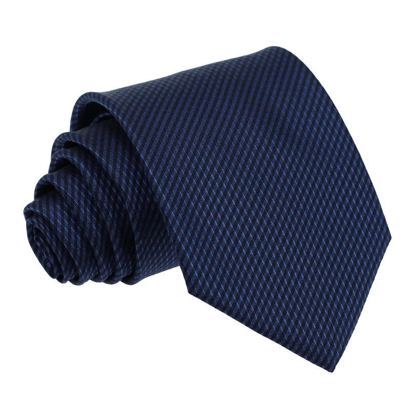 Men's Premium 7.5cm Plaid Polyester Tie for Business, Casual, Wedding, or Best Man Suit.