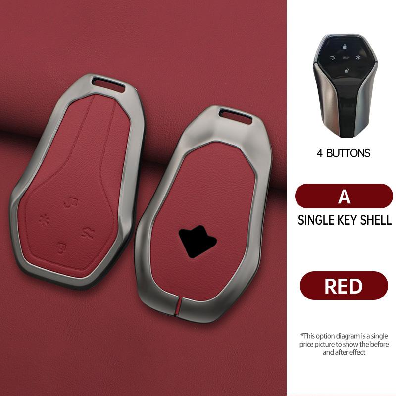 For Gac Aion Hyper Gt Ht Car Key Case Remote Protection Cover Bag Shell Keychain Ring Holder Fob Accessories