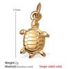 Stainless Steel Turtle Starfish Marine Life Pendant Plated Jewelry Accessories Diy Pendant Necklace