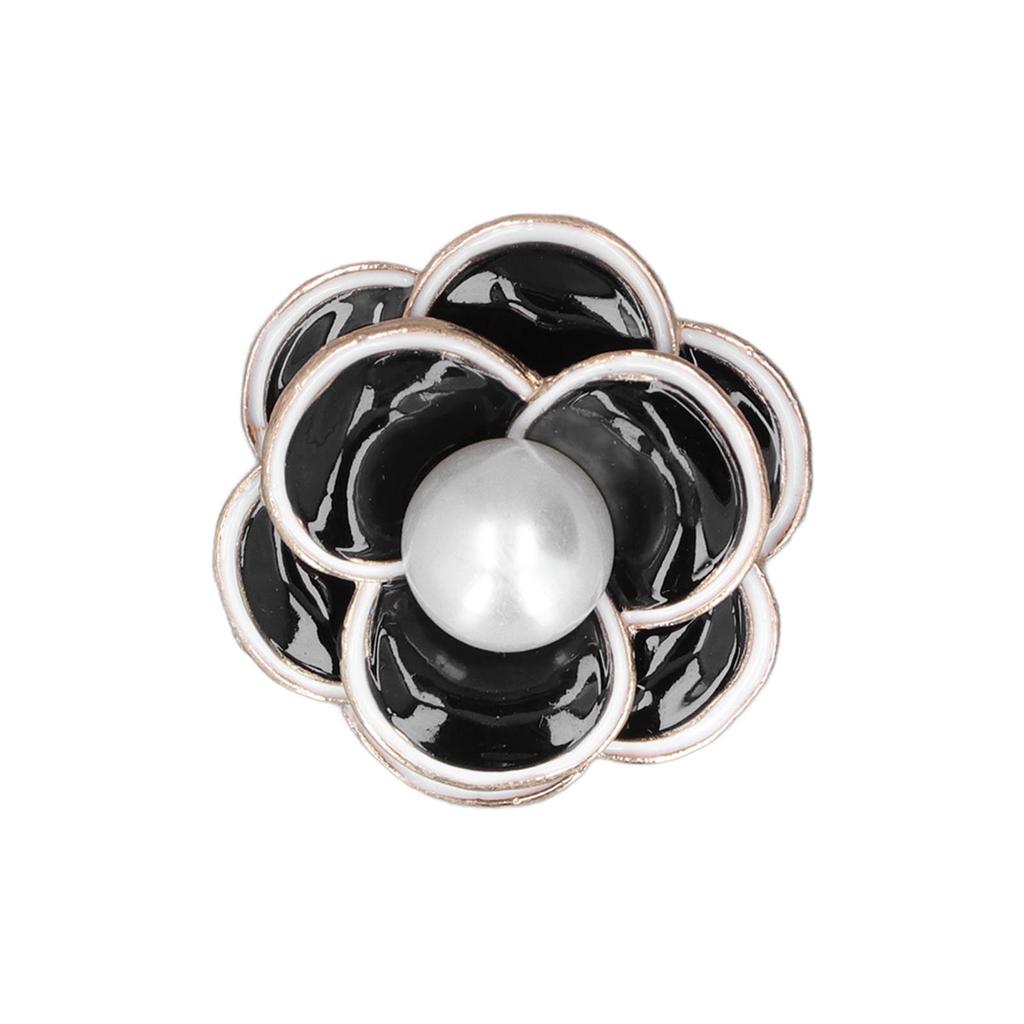 Brooch Pin Camellia Shape Unique Exquisite Design Decorative Clothes Decoration Accessories