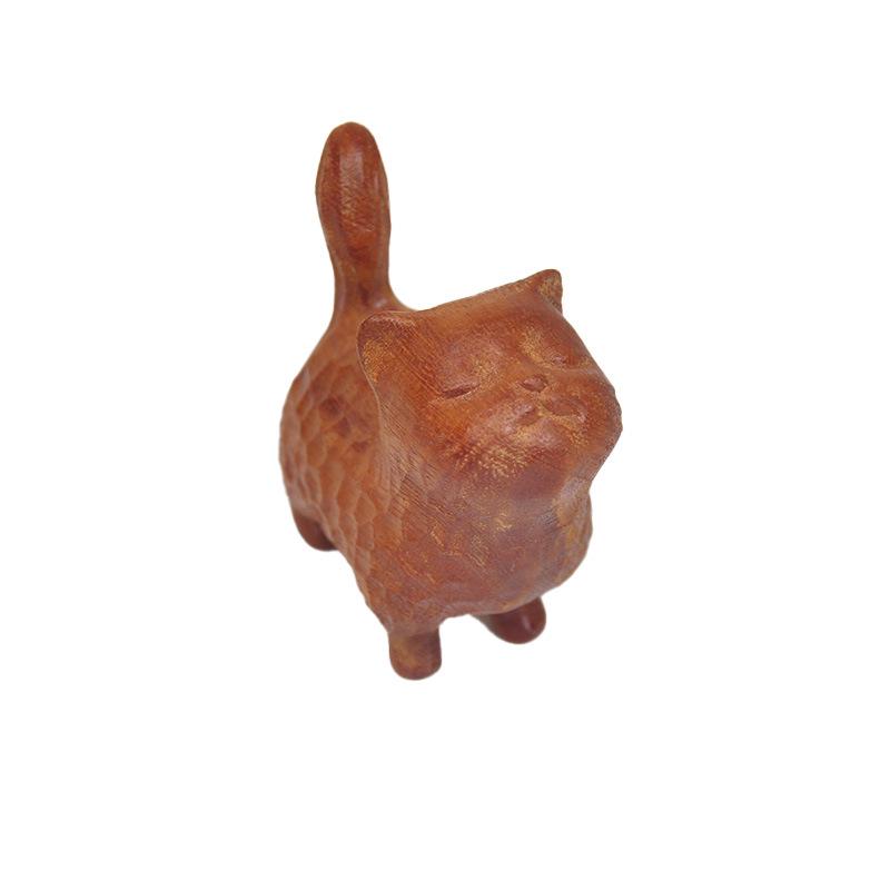 Wenge Wood Hippopotamus Carving – Handcrafted Office & Home Ornament