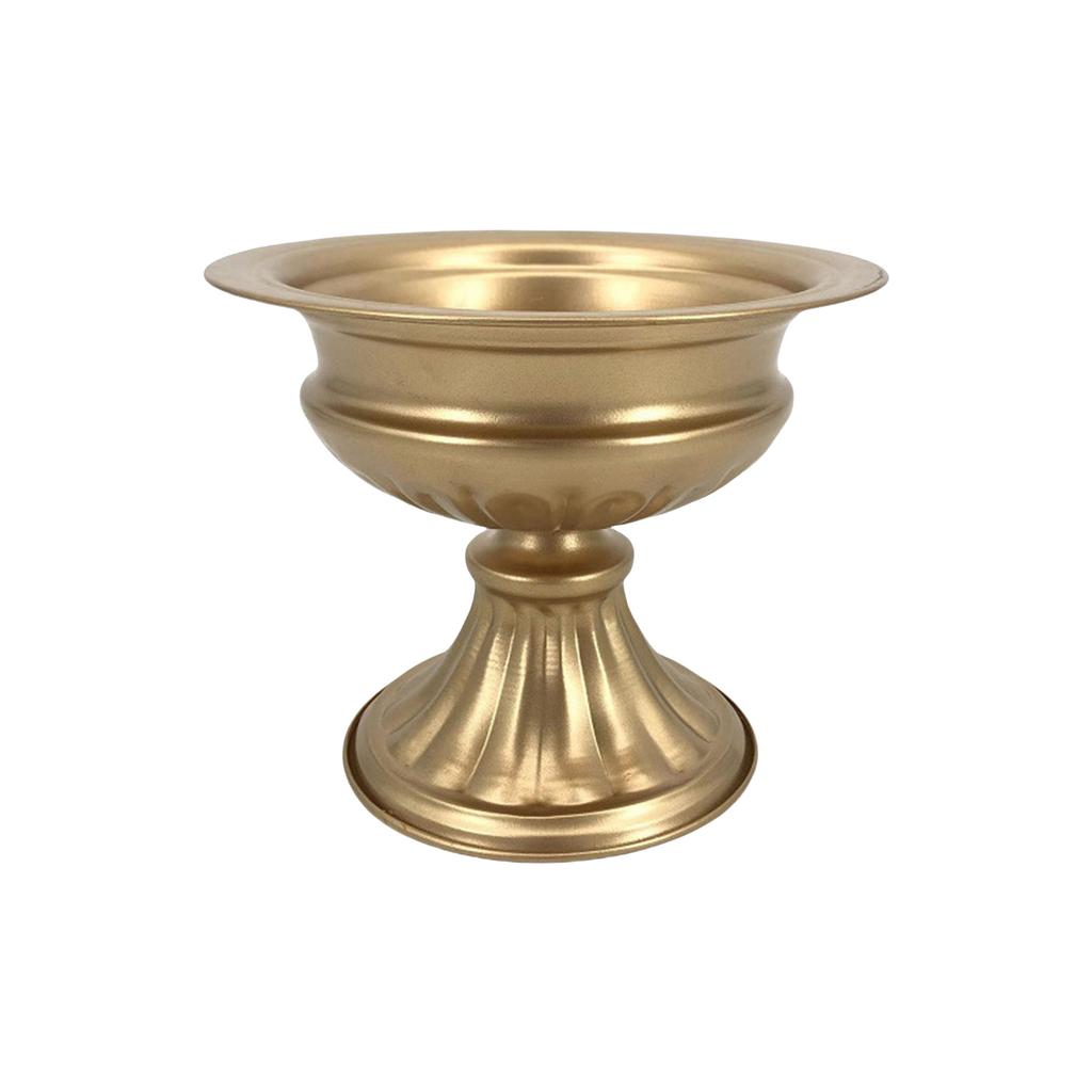 Multiuse Decorative Vase Retro Flower Arrangement Tall Vase Iron Flower Pot for Various Room and Formal Event Setting