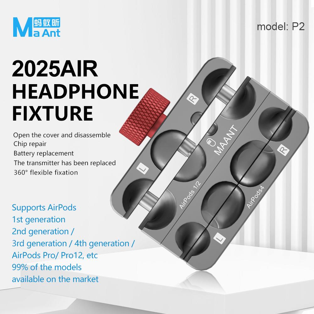 

Original AirPods Repair Cover Opening Fixture for Airpods1/ 2/ PRO Seamless Disassembly and Assembly Replacement Battery Fixture лазурь