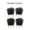 Rocker Switches Plastic Black 4Pcs Round Rocker LED Light Toggle for car flashing lights chassis lights dome lights 4Pc
