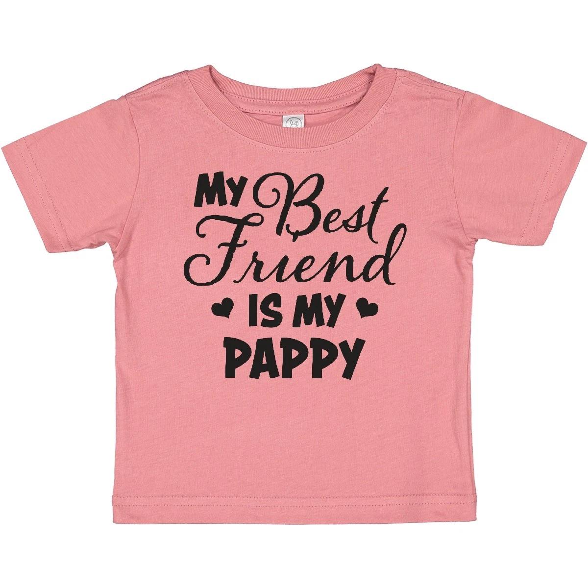 Inktastic My Best Friend Is My Pappy With Hearts Baby T-Shirt Family Infant Tees 150