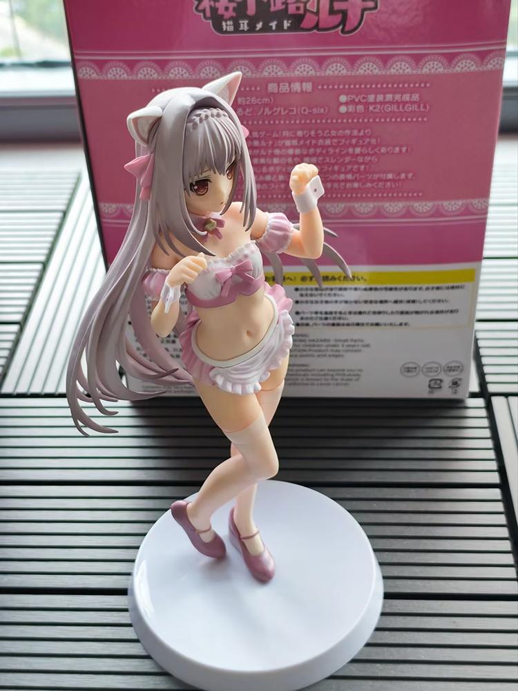 Replica Ver Tsukihime A Piece Of Blue Glass Moon Sakurakoji Luna 16 Scale Figure Cat Ear Maid Ver Desktop Ornament Pvc Material
