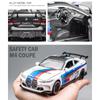 1/32 BMW M4 Supercar Alloy Car Model with Pull Back Sound Light Children Gift Collection Diecast Toy Model A469