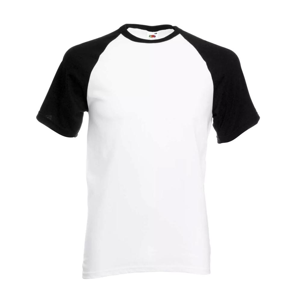 Fruit of the Loom Mens Short-Sleeved Baseball T-Shirt