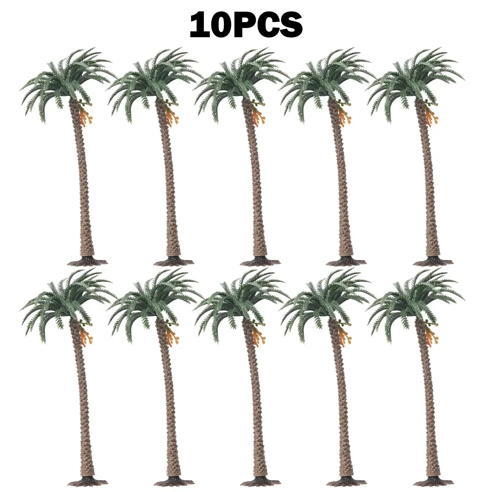 10X Model Trees Palm Scale Tree Coconut Palm Rainforest Scenery Dioramas Layout Train Railway Model Trees Sandtable Model 6CM