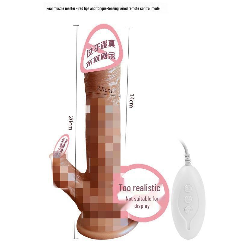 Long Love Female Masturbator: Soft Flesh Telescopic Simulation Adult Toy