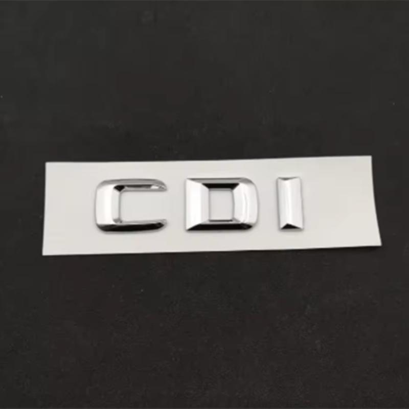

ABS Chrome Logo E350 Emblem 4matic Letters CDI Sticker Car Trunk Badge For Mercedes Benz E350 W213 W212 Accessories