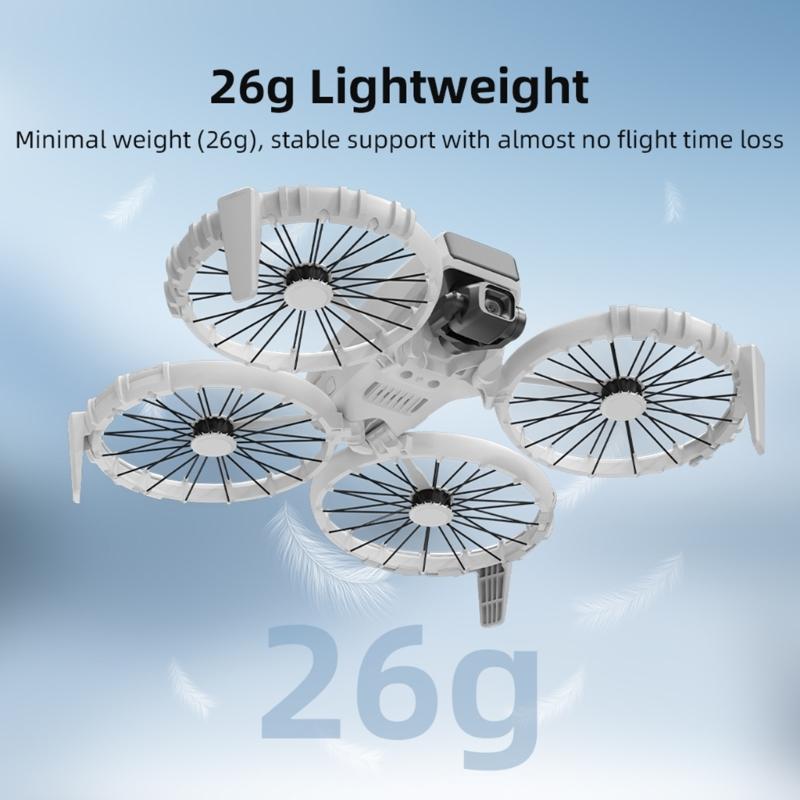 Integrated Bumper Guard For Flip Drones Propellers Protections Toolless Storage Shock Absorbing Drones Accessory