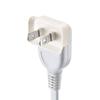 SANWA SUPPLY Plug Safety Compatible with Pack of Covers, 2-Pin L-Shaped Plugs, White, 50, TAP-PSC2N50