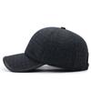 New Winter Fleece Thickened Fashion Baseball Cap Middle-aged and Elderly Simple Trend Outdoor Windproof Ear Protection Warm Hat
