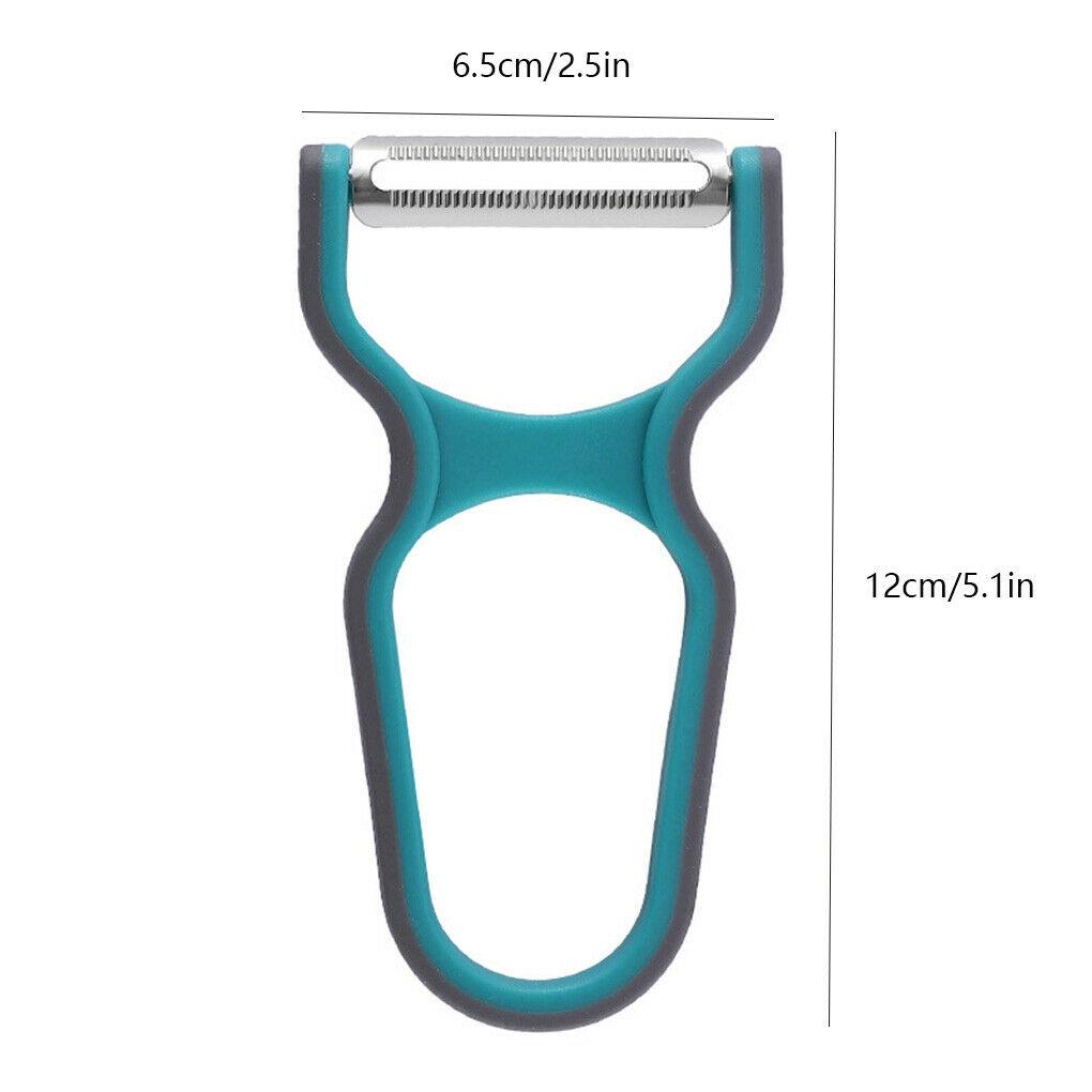 3pcs Home Kitchen Peeler Set Vegetable Fruit Potato Non-slip Peeling Tool KTY