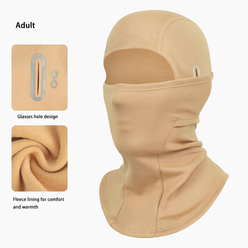 New Parent Child Cycling Beanies Men Women Winter Warmer Full Face Mask Cover Sports Thermal Mask Helmet Liner Ski Balaclava Cap