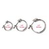 304 Stainless Steel 2.5" 3" 3.5"Inch 63 76 89mm Quick Release V Band Clamp Only For Flange Turbo Exhaust Pipe Vband Clamp
