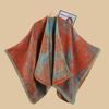 New Oriental Aesthetic Ink Double-sided Thickened Warm Shawl Women's Autumn and Winter Retro Premium Photo Shawl Cape