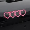Car Love Heart Logo Rear Trunk Tail Label Badge Emblem Decal For  5G A4 A3 A5 A6 A4L B8 B7 B9 C6 C7 Replacement Car Accessories2Ds29