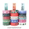 24TE 18 Rolls Christmas Washi Tapes Santa Snowflake Tree Patterns for Adults Kids DIY Gift Wrapping Scrapbook Masking Tape