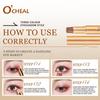 Paleta de Sombras de Ojos Tricolor OCHEAL: Lápiz de Sombra de Ojos Iluminador Mate, con Purpurina y Perlado para Estilos Europeos y Americanos.