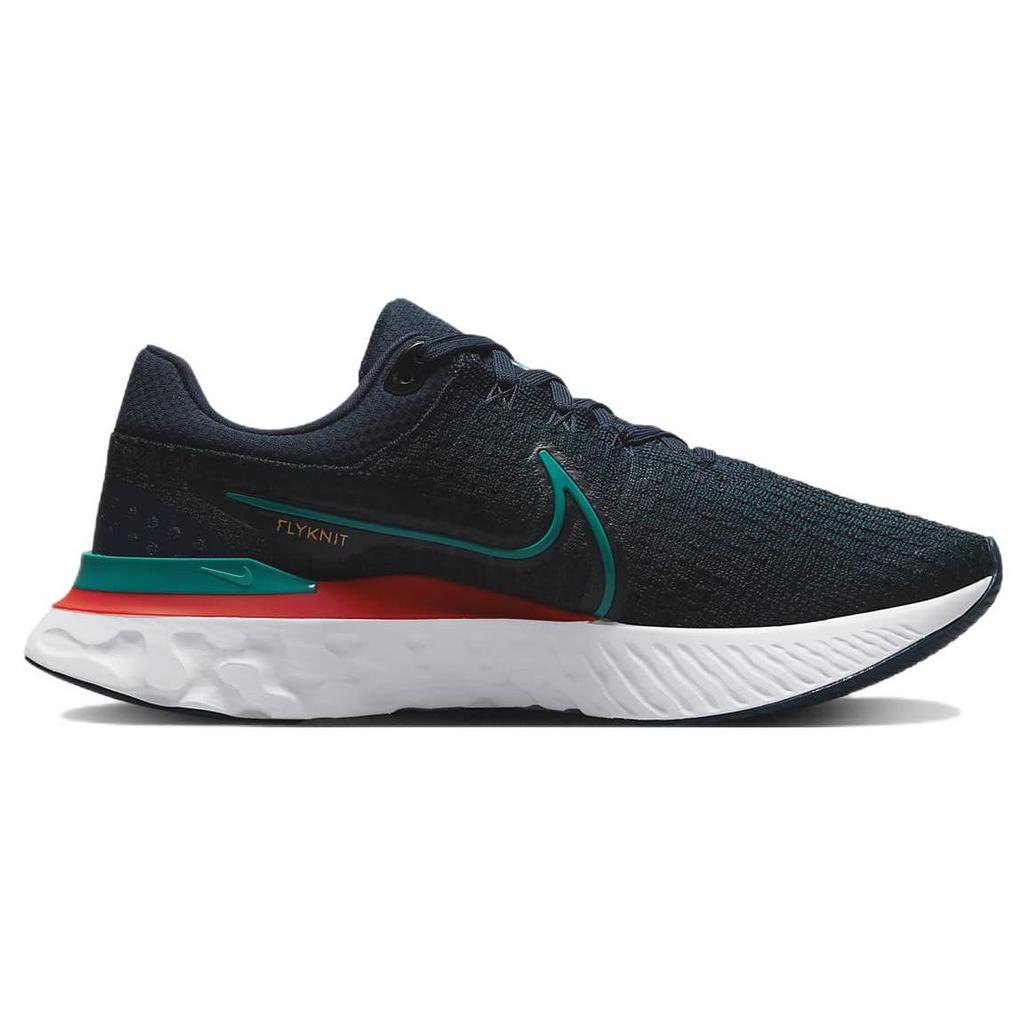 Nike React Infinity Run Flyknit 3 Obsidian Bright Spruce Men Sneakers Blue White Light-Crimson DH5392-401