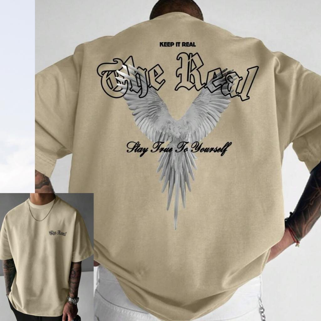 Summer 2026 Unisexs Summer Slogan Pigeon Print ShortSleeved Round Neck Casual Commuter TShirt Emo