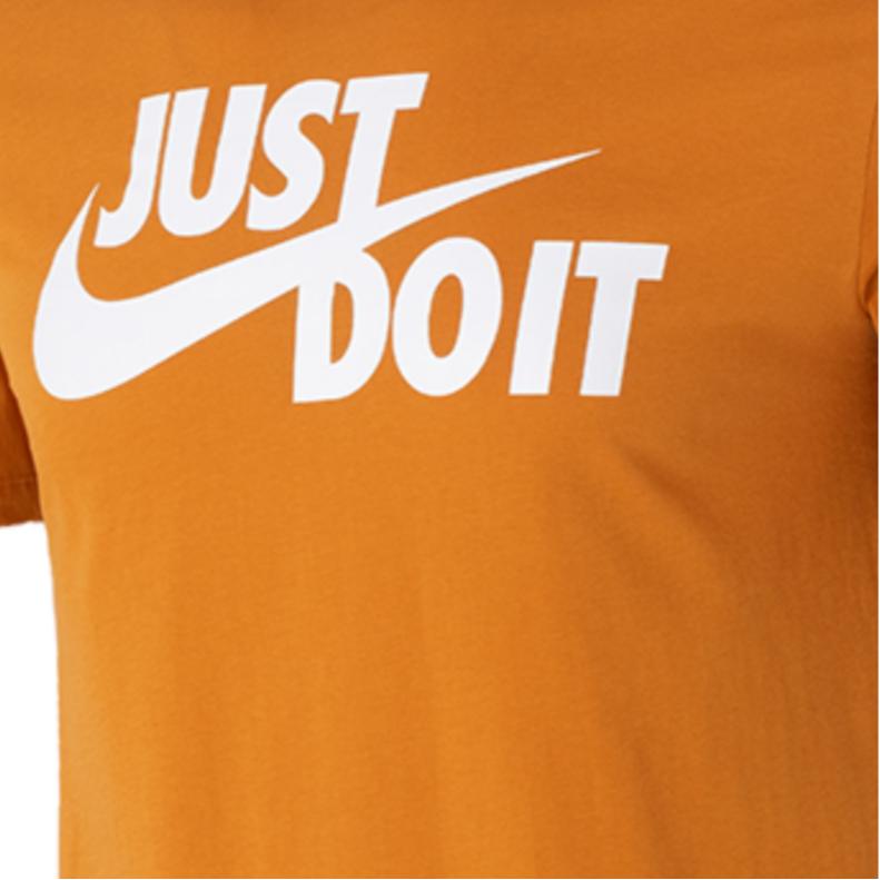 New Nike Sports Life Collection T Shirt Men's Orange AR5007-815