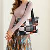 Einkaufstasche Neue Mode Damen Umhängetasche Handtasche Pendlertasche Plaid Große Tasche Frauen