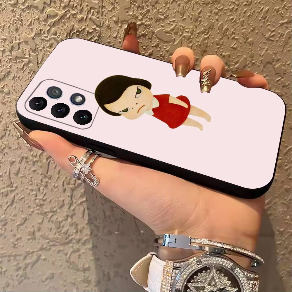 Y-Yoshitomo N-Nara Phone Case For Samsung Galaxy A13,21s,22,31,32,52,53,71,80,A91 Soft Black Cover