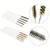 10/5Pcs Cleaning Brushes Set Stainless Steel Brass Cylinder Wire Tube Pipe Cleaning Brush Paint Spray Cleaning Tool Accessories