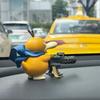 9/15cm Cartoon Wütende Ente Gatling Gun Stehende Haltung Actionfigur Sammlermodell Auto Ornament Desktop Deko Spielzeug Geschenke
