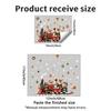 Cute Cartoon Christmas Train Self-adhesive Wall Sticker for Bedroom Walls