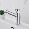 Brass Chrome Finish Delayed Basin Faucet Hotel Public Toilet Bathroom Basin Cold Faucet Delay Push Button Basin Sink Tap